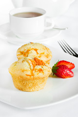 muffin and tea