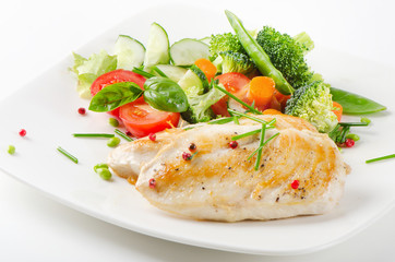 chicken fillet with vegetables