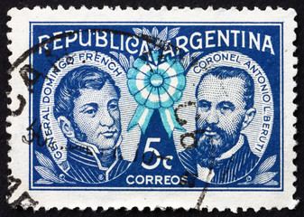 Postage stamp Argentina 1941 General Domingo French