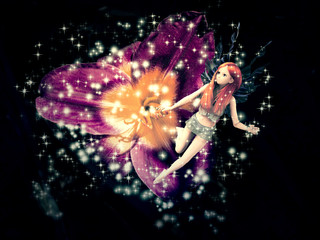 Magic fairy flower