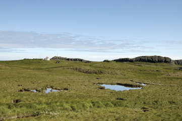 Summer landscape in Iceland.