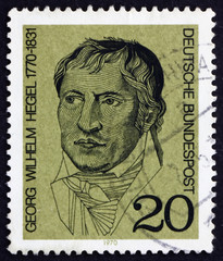 Postage stamp Germany 1970 Georg Wilhelm Hegel