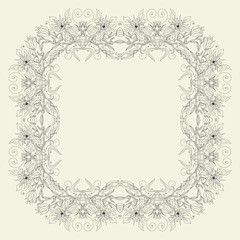 Vector decorative design element