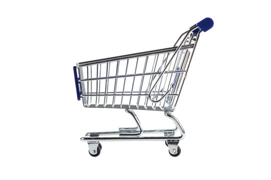 shopping cart isolate on white