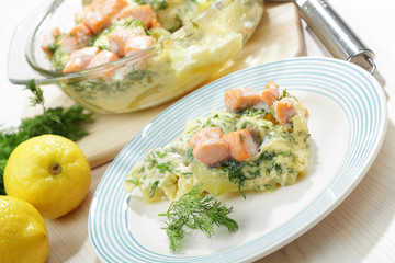 Salmon Quiche