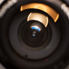 Close Up Of Camera Lens