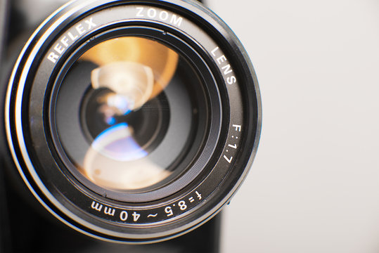 Close Up Of Camera Lens
