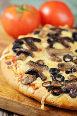 Mushroom pizza