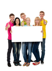 Obraz premium group of young people
