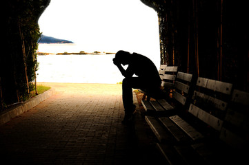 teen depression, tunnel