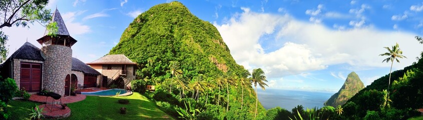 Home in the Pitons