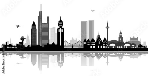 "Skyline Frankfurt am Main" Stockfotos und lizenzfreie