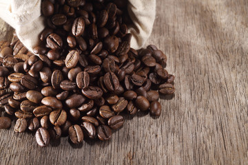 roasted  coffee bean