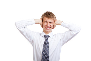 Handsome young business man