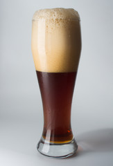 Mug, full of cold ale beer.