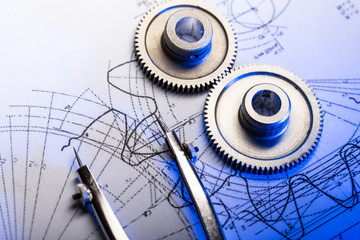 Mechanical ratchets, dividers and drafting