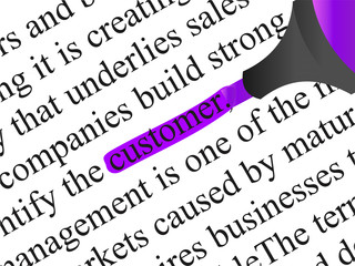 High resolution conceptual text