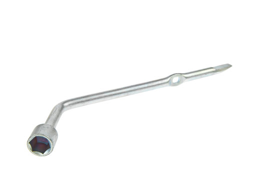 Wrench isolated on white background