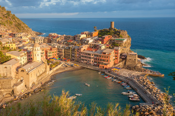 Village of Vernazza, Cinque Terre, Italy