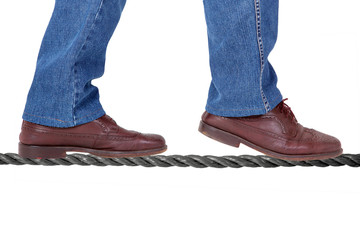 Balance on the tightrope