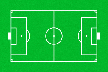 Soccer field layout