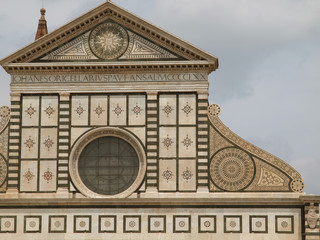 Santa Maria Novella church in Florence, Italy.