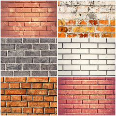 Bricks collage