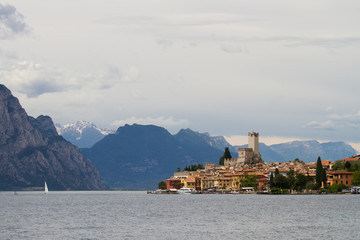 Fototapeta na wymiar Jezioro Garda, Malcesine