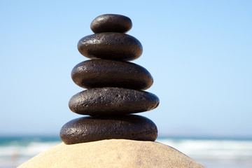 Stein Stapel auf Düne II