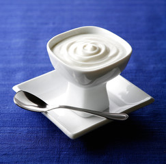 coppa di yogurt naturale