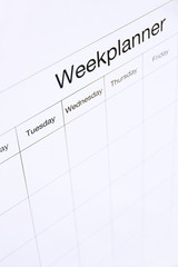 week planner board