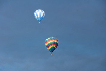 Balloons, Heißluftballon, Montgolfière, Château d'oex
