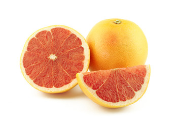 Grapefruit, half and slice