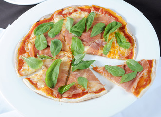 Pizza with dry