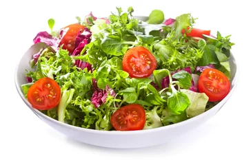 Deurstickers fresh salad © Nitr
