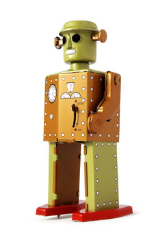 Robot Gold and Green