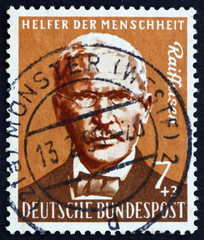 Postage stamp Germany 1958 Friedrich Wilhelm Raiffeisen
