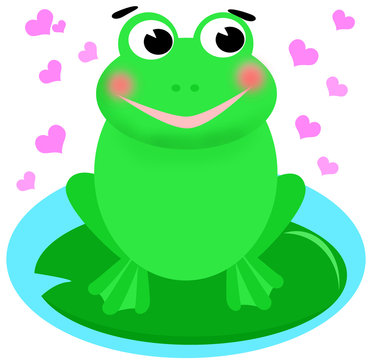 recommend clip art: frog in love