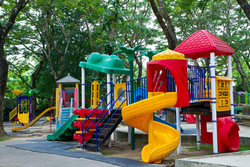 Playground in puplic park