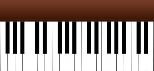 Naklejka premium piano keyboard