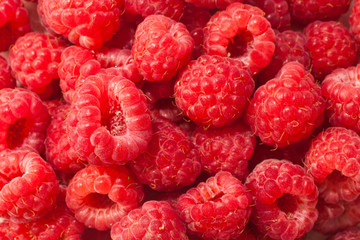 Raspberry closeup