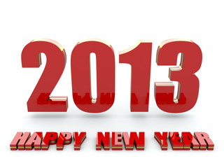 Happy New Year 2013 calendar background