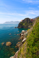 Coastline at Manarola, Cinque Terre, Italy