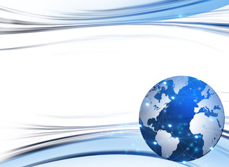 Abstract globe background