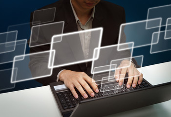 Young stylish businessman