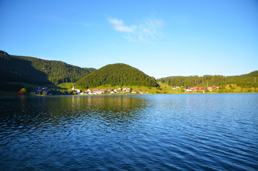 Forest, Lake, Sky 