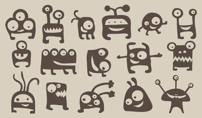 Monster set © zsooofija