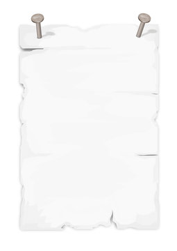 Zettel mit N&auml;geln