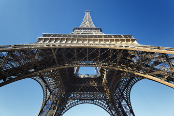 under the Eiffel Tower