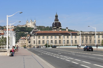 Fototapeta premium Pont de la Guillotière à Lyon